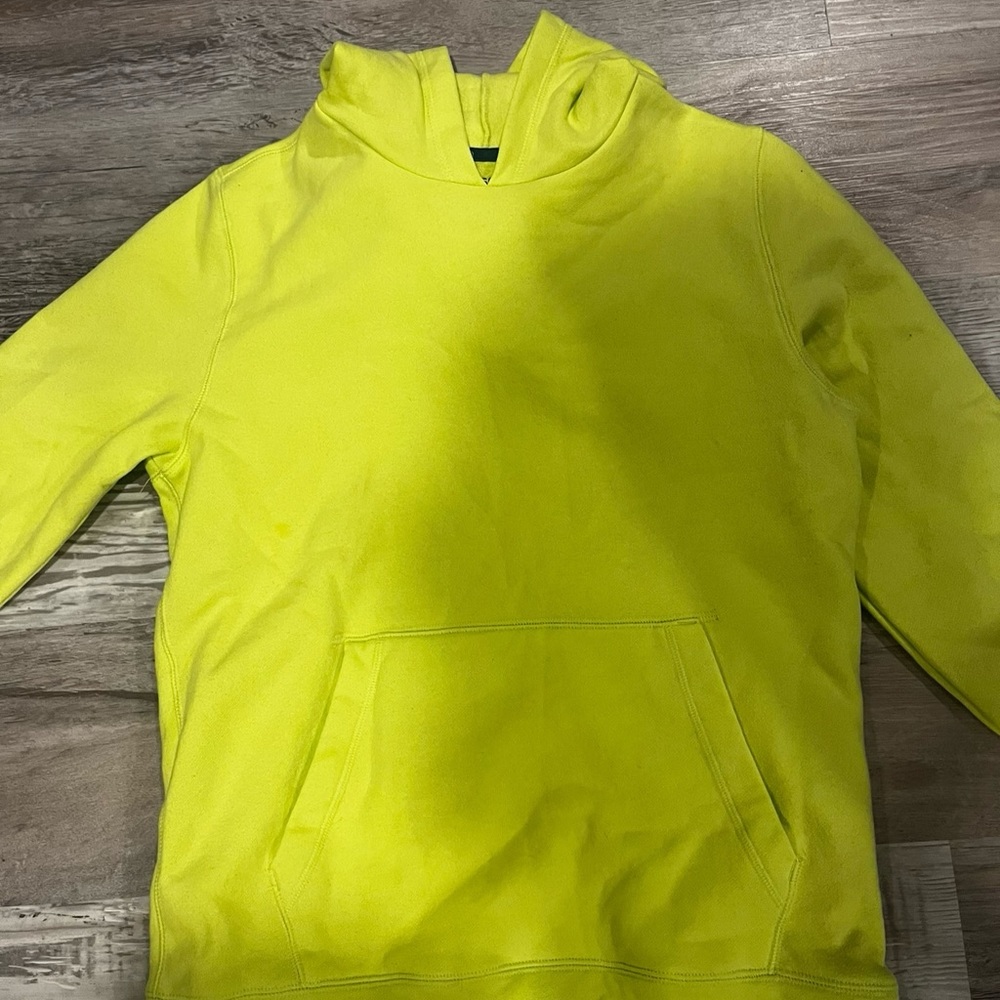 Blank neon green hoodie